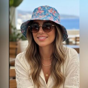 Lilly Pulitzer Vibrant Orange Bucket Hat